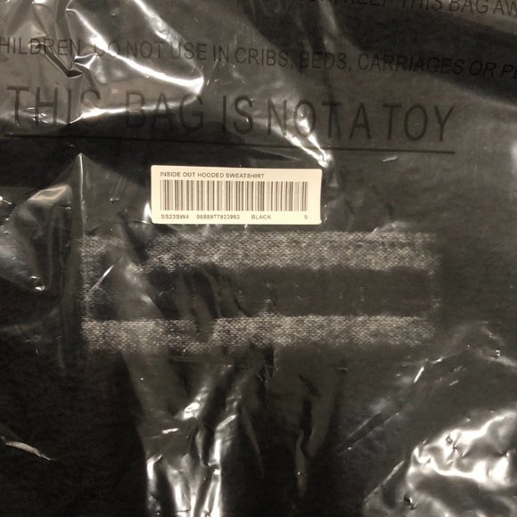 Supreme Inside Out Box Logo Hooded Sweatshirt Black (SS23) - Picture 4 of 4